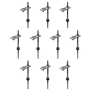 Suporte Fixador Telha Fibrocimento 100 unidades